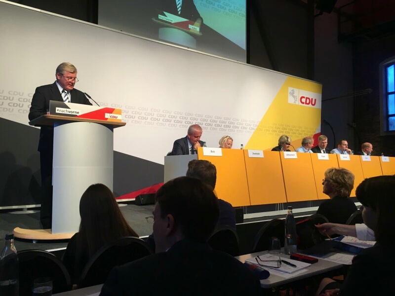 Tolle Rede unseres Spitzenkandidaten Bernd Althusmann beim kleinen Parteitag