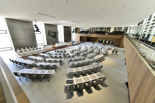 Neuer Plenarsaal des Niedersächsischen Landtags
